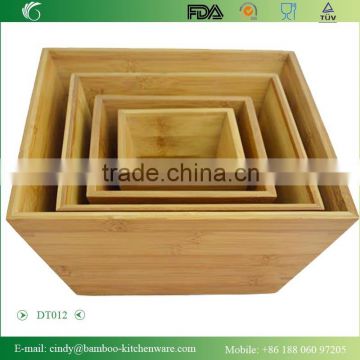 2016 Hot Sale Bamboo Salad Bowl Set