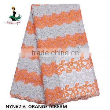 2016 Haniye African French Net Lace Fabric Embroidery Tulle Lace Fabric/NYN62 photo-5