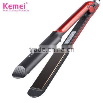 Kemei531 New Design Top Quality 40W Flat Iron Styling Iron Electric Hair Straightener