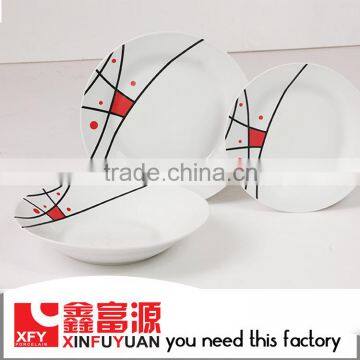 High quality hot selling porcelain dinner sets ceramic dinner set