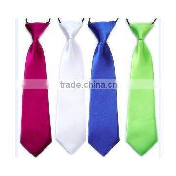 necktie fabric with Tie clip button children more color to choose with fashion style