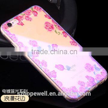 High Quality 3D Electroplate Subllimation Mirror Cell Phone Cases for Iphone 6s Case