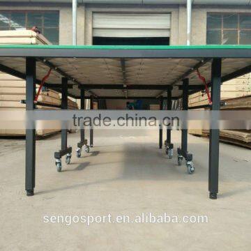 Green top folding table legs ping pong table cheap table tennis table