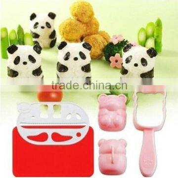 Plastic Panda baby Sushi Rice mould DIY Sushi Maker