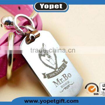 Brass Metal Tag Keychain Decorative Dog Tag photo-6