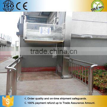 be customer-made Indoor or outside Widely used high strength steel wheelchair platform