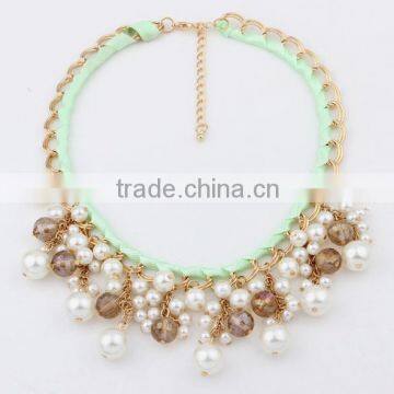 Top Quality Pearl Choker Collar Vintage Pendant Statement Necklace Women Necklaces & Pendants Fashion Necklaces for Women 2014 photo-3