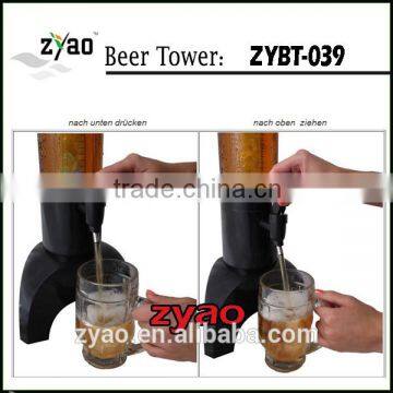 ice tube beer tower/beer dispenser 3L ice tube