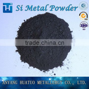 Metallic silicon metal powder