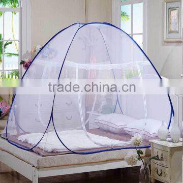 factory direct sale polyester portable camping tent folding mosquito net