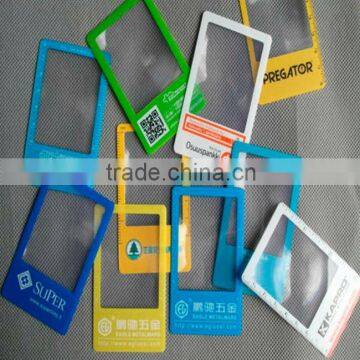 Plastic ,PVC Credit Card Size Magnifier