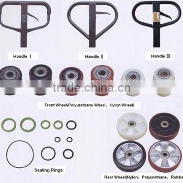 Hand pallet truck wheels