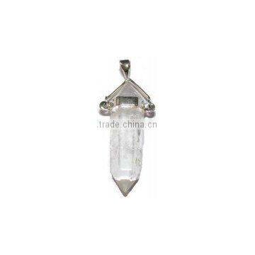 Clear Quartz Double Point Pendant