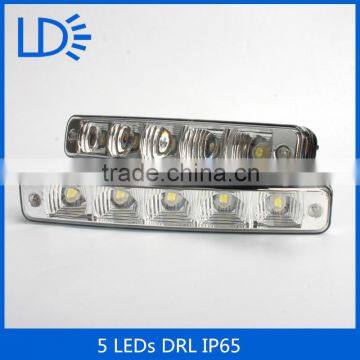 Car accessories Led Daytime Running Light 12v 5 led DRL Led Light