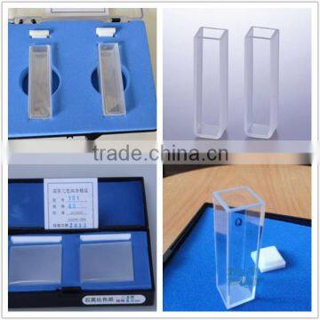 high quality quartz cuvette for lab