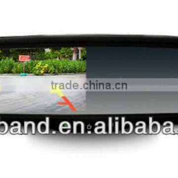 [FACTORY SALE] car inner view mirror 4.3" LCD monitor with parking sensors