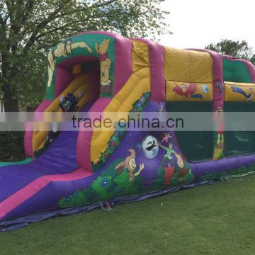 cheap commercial backyard inflatable obstacle for amusement park funny