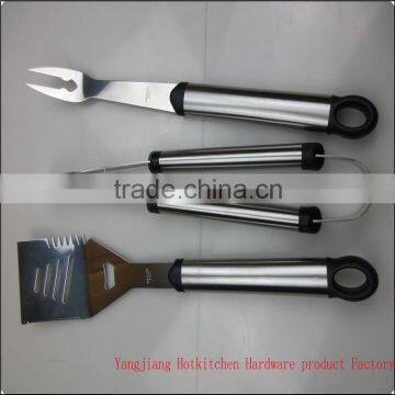 Hot-sell Stainless Steel 5pc Set With Aluminium Case BBQ Tool