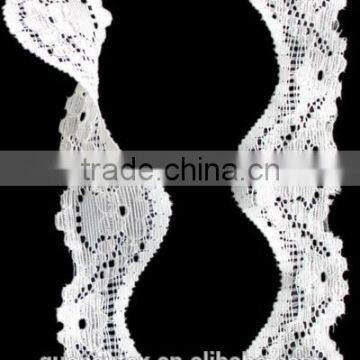 white crochet lace trim nylon lace trim for apparel