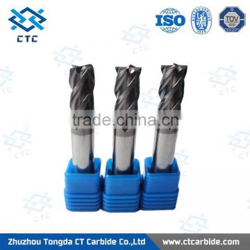 lower price cnc solid carbide keyway end mill with high quality/tungsten carbide square end mill cutters/cnc cutting tools