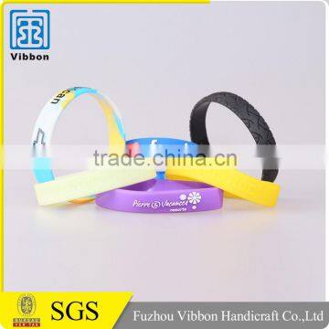 New style factory supply popular wrist bands silicone rubber