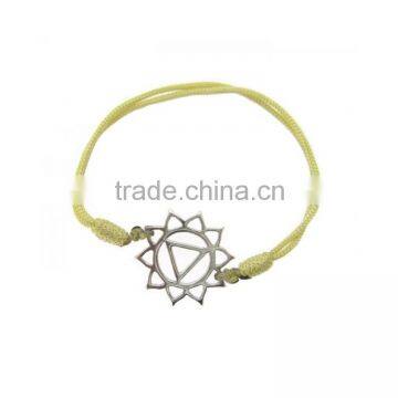 Wholesale Chakra Jewelry Healing Solar Chakra Cord Bracelet