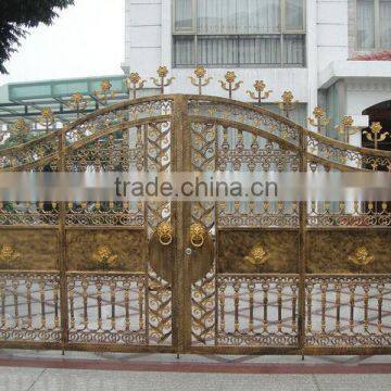 iron garden gate	for example wrought iron gate design