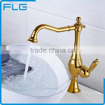 Contemporary Golden Rose Gold Kitchen Faucet Kitchen Taps Kitchen Mixer photo-3