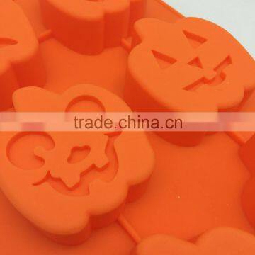 Halloween Pumpkin Silicone Baking Mold Cake Pan Cookie Pan Pudding Mold Jelly Mold photo-3