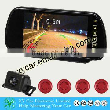 Factory wholesale 7" TFT monitor visible car parking sensor with camera XY-8753
