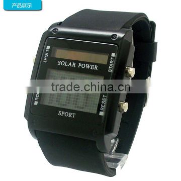 solar power watch Digital watche electronic watch solar power