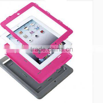 TWO-tone Silicon+plastic Full Protective Tablet Case for Ipad Air photo-5
