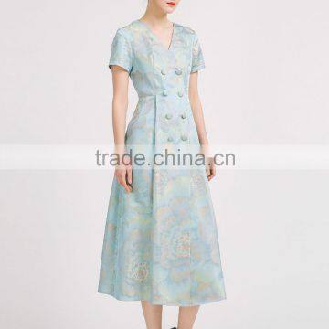 2016 Slim Dress Embroidery Dress Chinese Style Fancy Dress Elegant Dress OL