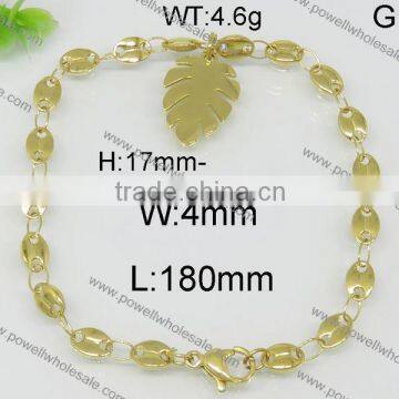 Fashion latest gold bracelet design for girls