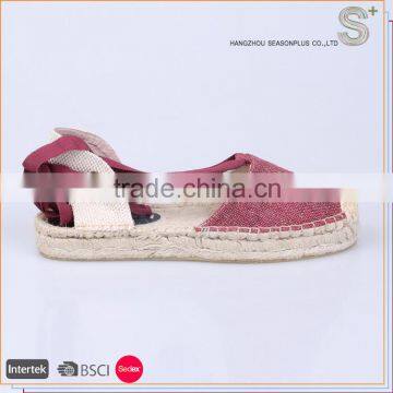 OEM new design comfortable women espadrille shoes