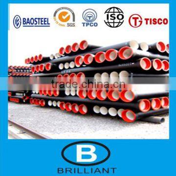 ISO2531 standard K8 ductile iron pipe manufacture