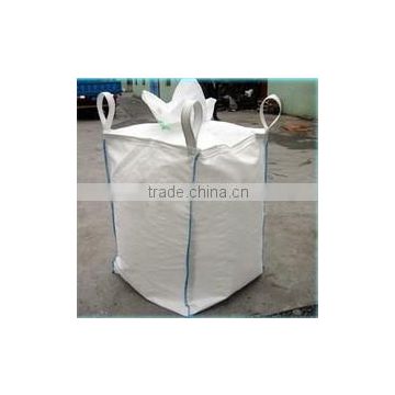 FIBC bulk bag with cross corner loop&flat buttom