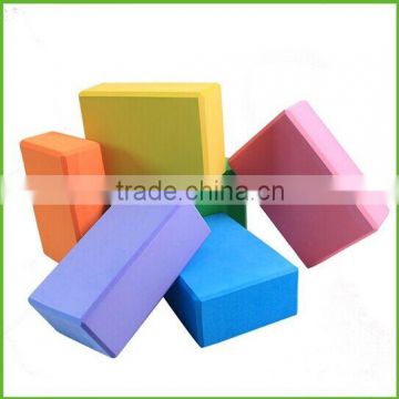 2016 hot EVA colorful hard yoga foam brick