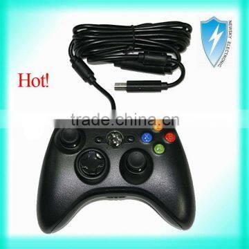 Hot selling black white wired controller for xbox