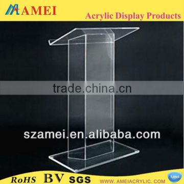 clear acrylic speech podium, acrylic pulpit