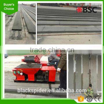 Mobile precast slab extruding machinery