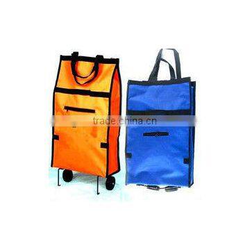 Foldable shopping bag with wheels--TOP1