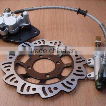 Footbrake Master Cylinder Rear Brake Pads Disc For 110cc 125cc Dirt Pit Bike photo-2