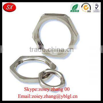 High Quality High Precision Customized Aluninum Flat Npt Nut For Sale