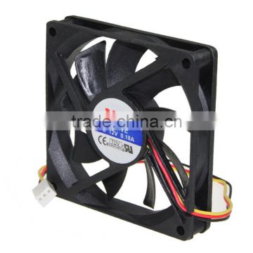 80x80x15mm DC Brushless Computer PC Fan 3P Pin 12V 0.18A