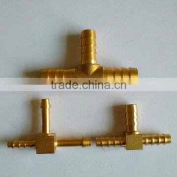 Brass Marterial ,brass T Type Hose Barb Connector ,brass Hose photo-2