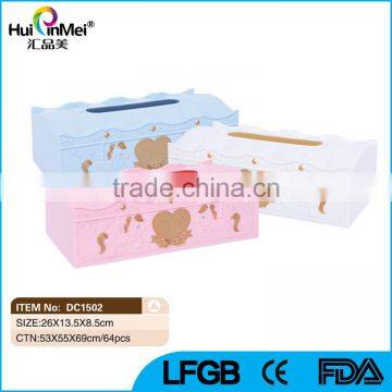 Classic Fancy Square Plastic Tissue Box