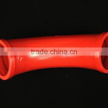 Long Term Service OEM Production Putzmeister DN125 5" Concrete Pump Hardened Steel Pipe Bend