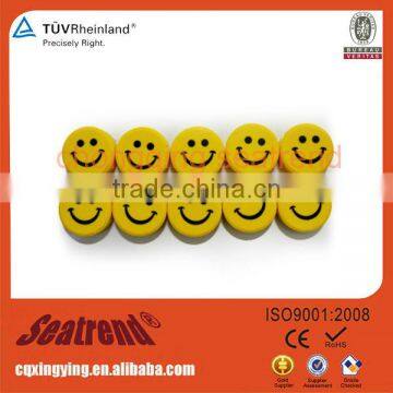 Gold Suplier Smiling Face 3D/2D Pvc Fridge Magnet