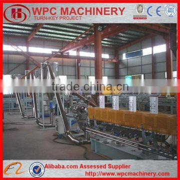 wood plastic composites WPC Granulating Extruder